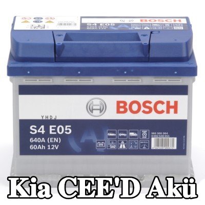 BOSCH Akü S4, E05 — Kia Cee'd