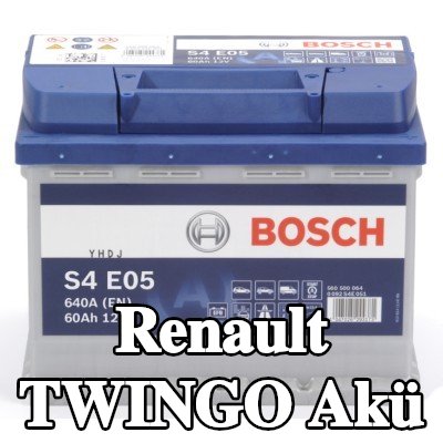 BOSCH Akü S4, E05 — Renault Twingo