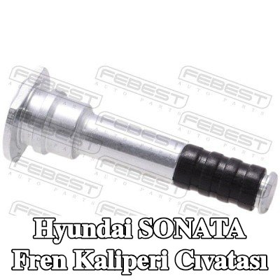 FEBEST Fren kaliperi cıvatası Alt Ön Aks — 1990 Hyundai Sonata