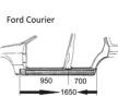VAN WEZEL Külbütör paneli, sol — Ford Courier (2)