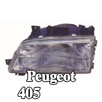 ABAKUS المصباح الأيمن, H4, بدون لمبة — 1992 Peugeot 405