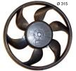 MAHLE Fan, radyatör 315mm, radyatör fanı kapağı olmadan — Opel Vectra (1)