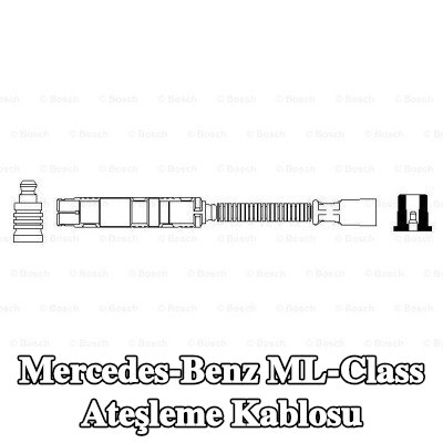 BOSCH Ateşleme kablosu — 2000 Mercedes-Benz ML-Class