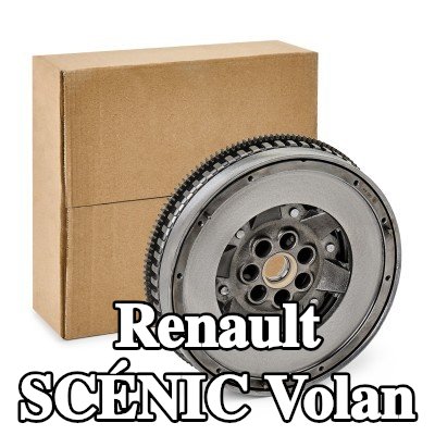 RIDEX REMAN Volan Sürtünme kontrol plakalı çift kütleli volan, vida seti ile, pilot yatak olmadan — 2003 Renault Scénic