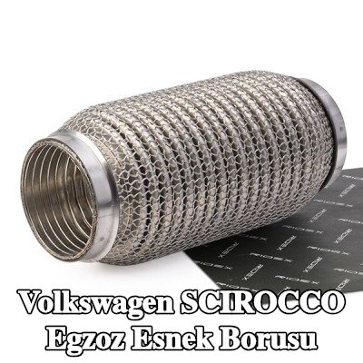 RIDEX Egzoz esnek borusu — Volkswagen Scirocco