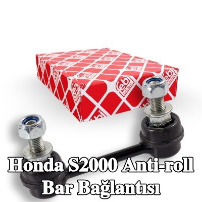 FEBI BILSTEIN Arka aks sol stabilizatör kolu, Arka Aks Sağ, 93mm, Çelik — Honda S2000