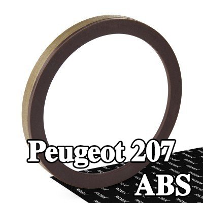 RIDEX حلقة مستشعر ABS المحور الخلفي كلا الجانبين, مع حلقة مستشعر مغناطيسي مدمجة — Peugeot 207
