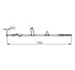 BOSCH El freni kablosu 1769mm, 1565mm — 2003 Honda Accord (5)
