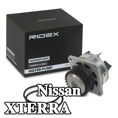 RIDEX عدد أسنان مضخة الماء: 31, مع حشيات/مانعات تسرب — Nissan Xterra