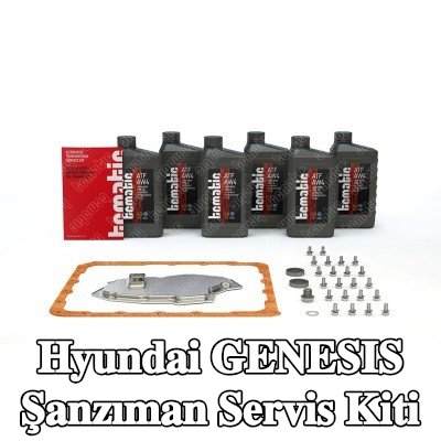 TCMATIC Şanzıman servis kiti Yağ Değişimi (boşaltma yoluyla), aksesuarlarla, standart yağ değişimi için yağ miktarı ile — Hyundai Genesis