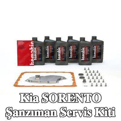 TCMATIC Şanzıman servis kiti Yağ Değişimi (boşaltma yoluyla), aksesuarlarla, standart yağ değişimi için yağ miktarı ile — 2002 Kia Sorento