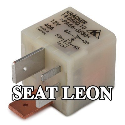 VEMO مرحل مروحة التبريد Q+, جودة المصنع الأصلي صنع في ألمانيا — 2013 SEAT Leon