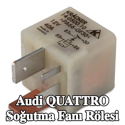 VEMO Soğutma fanı rölesi Q+, orijinal ekipman üreticisi kalitesi MADE IN GERMANY — Audi Quattro