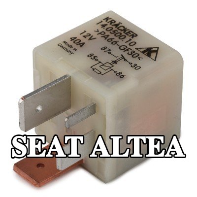 VEMO مرحل مروحة التبريد Q+, جودة المصنع الأصلي صنع في ألمانيا — SEAT Altea
