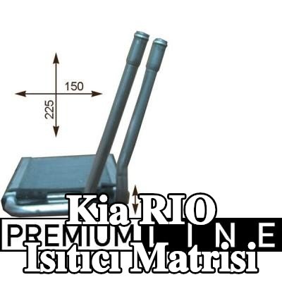 MAHLE Isıtıcı matrisi — 2011 Kia Rio