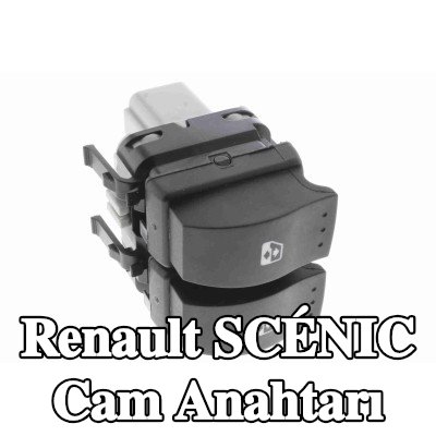 VEMO Sürücü tarafı cam anahtarı, Ön — 2004 Renault Scénic