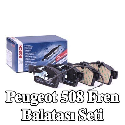 BOSCH Fren balatası seti 17, 05mm, gıcırtı önleyici plaka ile, piston klipsli — 2012 Peugeot 508