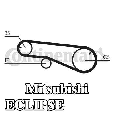 CONTITECH عدد أسنان حزام التوقيت: 65 — 2011 Mitsubishi Eclipse
