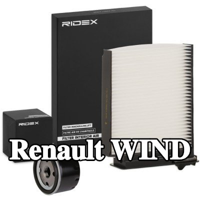 RIDEX مجموعة الفلاتر — Renault Wind