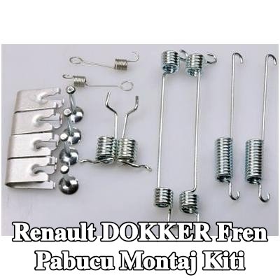 DENCKERMANN Fren pabucu montaj kiti — Renault Dokker