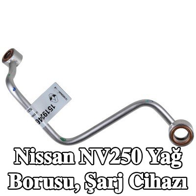 METZGER Yağ borusu, şarj cihazı Egzoz Turboşarj, Üst — Nissan Nv250
