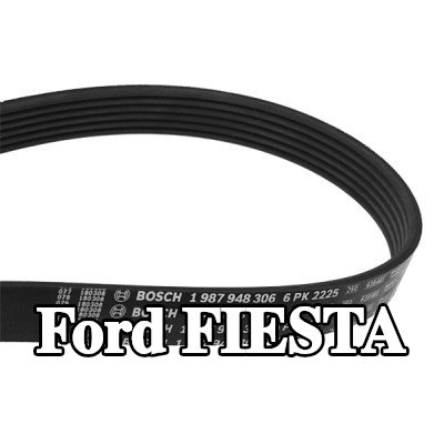BOSCH حزام سيربنتين 2225mm, Number of ribs: 6 — 2005 Ford Fiesta