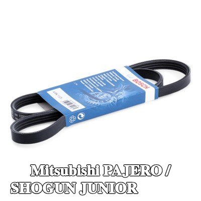 BOSCH حزام سيربنتين 1125mm, Number of ribs: 4 — Mitsubishi Pajero / Shogun Junior
