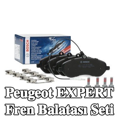 BOSCH Fren balatası seti 17, 4mm, gıcırtı önleyici plaka ile, cıvata/vida ile, montaj kılavuzu ile — 2012 Peugeot Expert