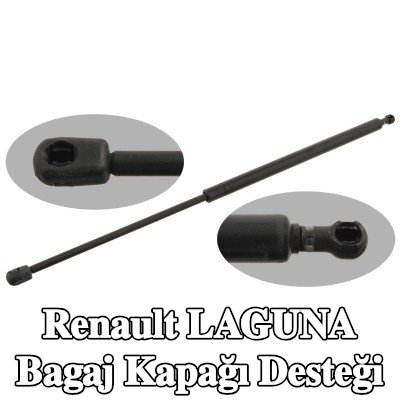 FEBI BILSTEIN Bagaj kapağı amortisörü (Her iki taraf), 596mm — 2002 Renault Laguna