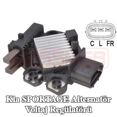 ERA Alternatör voltaj regülatörü — Kia Sportage