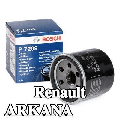 BOSCH فلتر الزيت مع صمام واحد مانع للرجوع — Renault Arkana