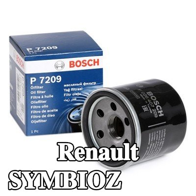BOSCH فلتر الزيت مع صمام واحد مانع للرجوع — Renault Symbioz