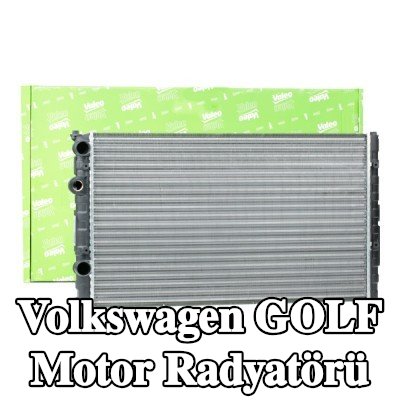 VALEO Motor radyatörü Alüminyum, soğutma sıvısı regülatörü ile — 1997 Volkswagen Golf