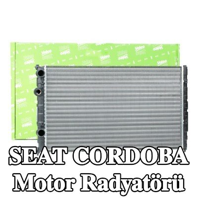 VALEO Motor radyatörü Alüminyum, soğutma sıvısı regülatörü ile — 2000 SEAT Cordoba