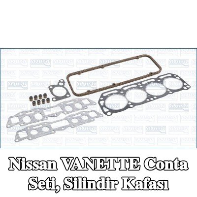 AJUSA Conta seti, silindir kapağı contalı silindir kapağı, valf gövdesi contalı — 1990 Nissan Vanette