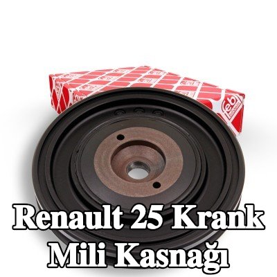 FEBI BILSTEIN Krank mili için krank mili kasnağı — Renault 25