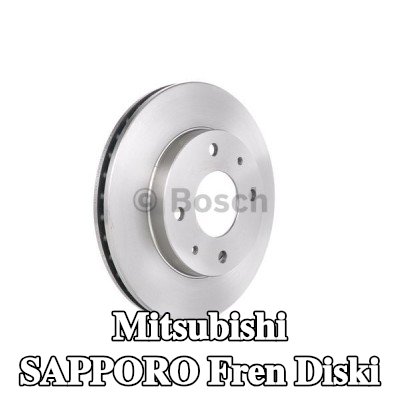 BOSCH Fren diski Dış Çap: 256mm, Havalandırmalı, içten havalandırmalı, Yağlanmış — Mitsubishi Sapporo