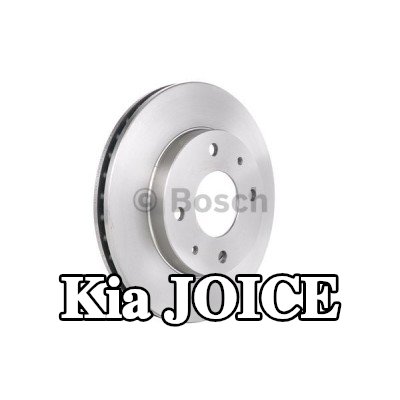 BOSCH القطر الخارجي لقرص المكابح: 256mm, مُهوى, مزود بفتحات تهوية داخلية, مشحم — Kia Joice