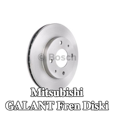 BOSCH Fren diski Dış Çap: 256mm, Havalandırmalı, içten havalandırmalı, Yağlanmış — Mitsubishi Galant