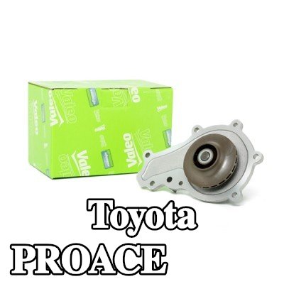 VALEO عدد أسنان مضخة الماء: 19, بدون غطاء, مع حشيات/مانعات تسرب — 2017 Toyota Proace