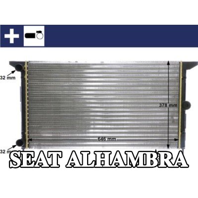 MAHLE مبرد المحرك مع برغي — 2001 SEAT Alhambra