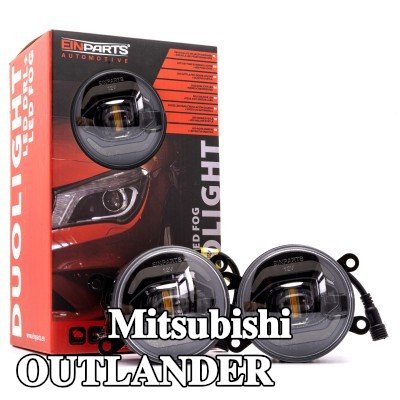 EINPARTS مصباح ضباب DUOLIGHT, الأمامي, H11, H8, LED, مع مجموعة أسلاك, مع مجموعة أدوات التثبيت — 2013 Mitsubishi Outlander