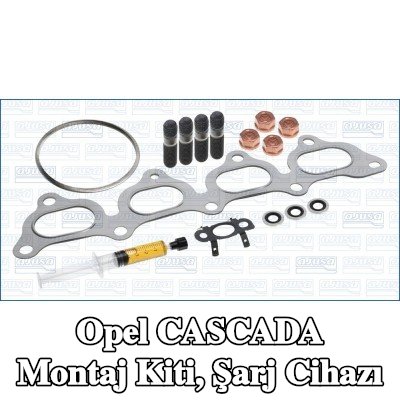 AJUSA Montaj Kiti, conta/sızdırmazlık elemanları ile şarj cihazı — Opel Cascada