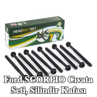BGA Cıvata Kiti, silindir kafası M11 — 1990 Ford Scorpio