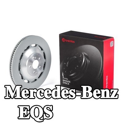 BREMBO القطر الخارجي لقرص المكابح: 415mm, مزود بفتحات تهوية داخلية, قرص مكابح ثنائي الأجزاء, مطلي — Mercedes-Benz Eqs
