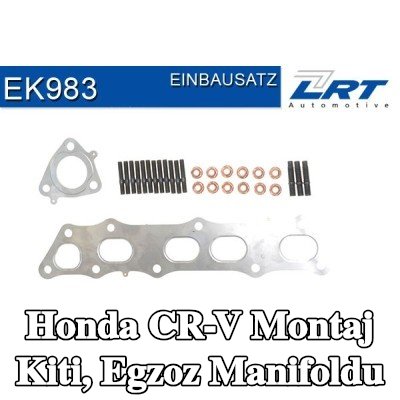 LRT Montaj Kiti, egzoz manifoldu — Honda Cr-v