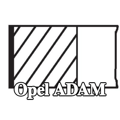 MAHLE مجموعة حلقات المكبس — Opel Adam