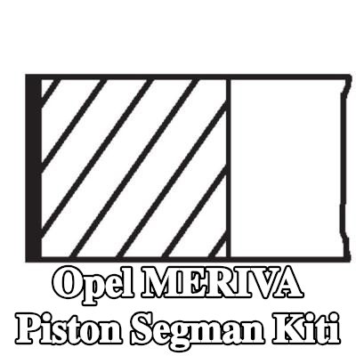 MAHLE Piston Segman Kiti — Opel Meriva