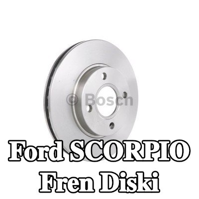 BOSCH Fren diski Dış Çap: 260mm, Havalandırmalı, içten havalandırmalı, Yağlanmış — Ford Scorpio