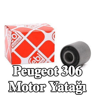 FEBI BILSTEIN Motor yatağı, arka, Elastomer — 2000 Peugeot 306